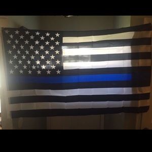 New Thin Blue Line 3’ x 5’ American Flag Police